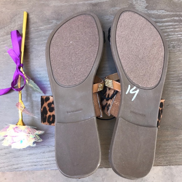 Sugar Flats Sandals Women’s Animal Print 8.5 S New - Picture 8 of 12